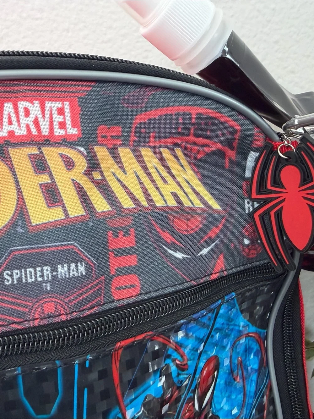 Spiderman Kids Backpack in Red, Black & Blue